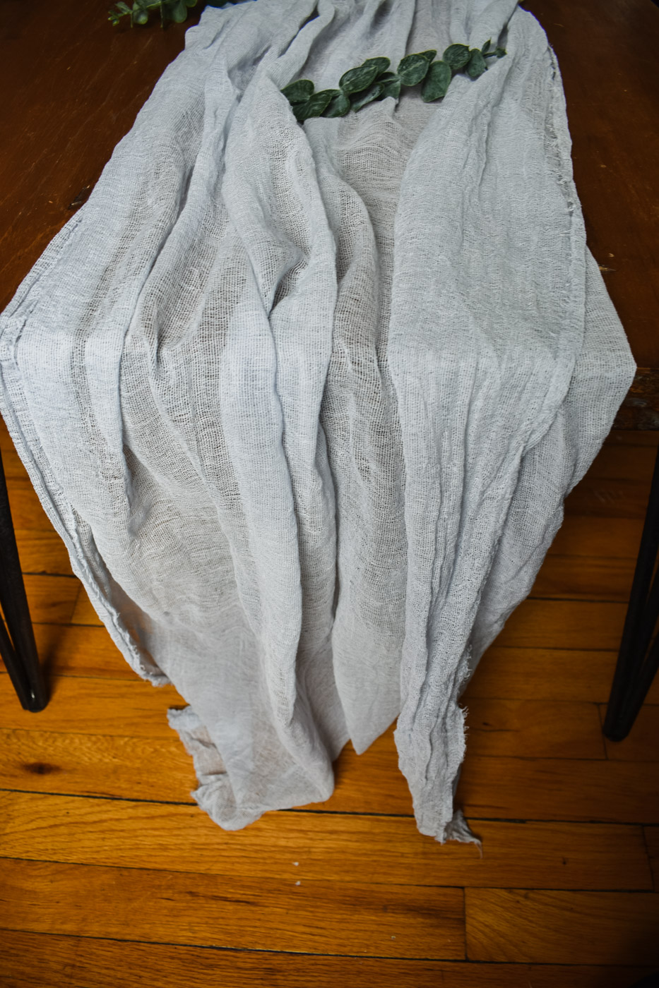 table cheesecloth diy runners dye